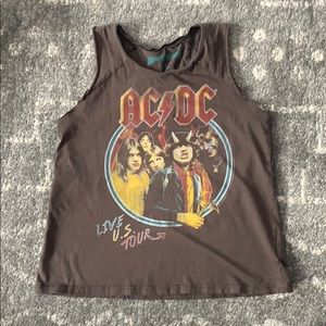 AC/DC rock band T-shirt from Rowdy Sprout sz. 8